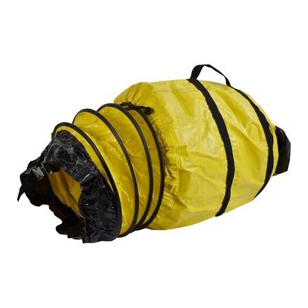 Pinnacle Standard Flexible Ducting 12" x 25' in Carry Bag with Cuff and Buckle Ends AM-DS1225CB